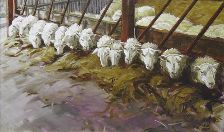 Sheep row